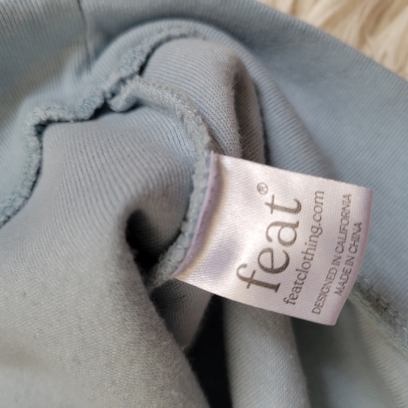 Feat women Burr blue blanket blend  soft cozy hoodie - Picture 8 of 11